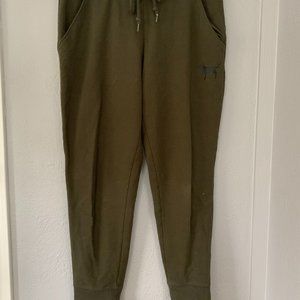Dark Green PINK Sweatpants Size Medium